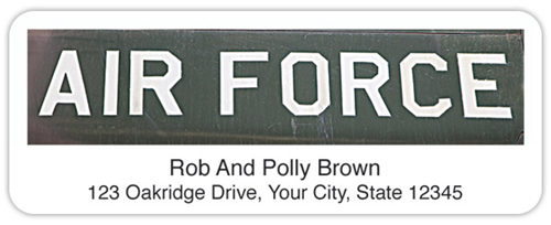 Air Force Address Labels