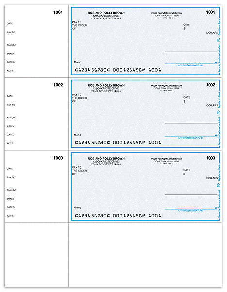 Blue Laser Wallet Checks