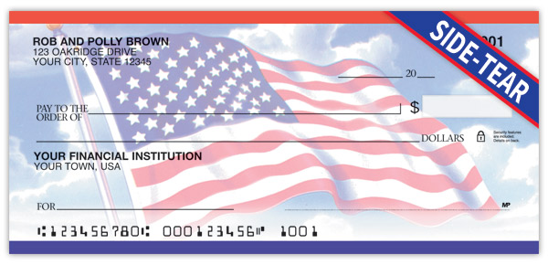 Stars and Stripes Side-Tear Checks