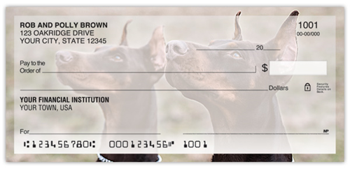 Doberman Pinscher Checks